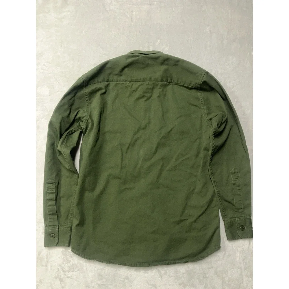 DEUS EX MACHINA G-Star Raw Logo Patch Cargo Shirt Jacket Green Military Mens M